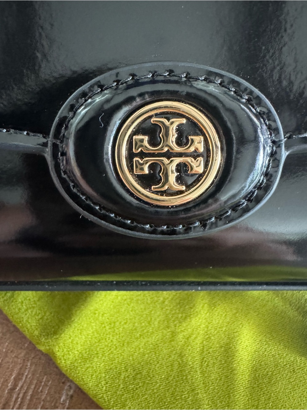 Tory Burch Black Leather Top-Handle Shoulder with Dust Bag - Picture 10 of 16